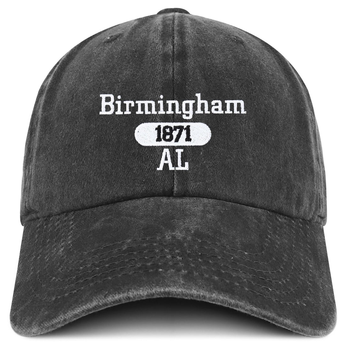 Trendy Apparel Shop Birmingham Est.1871 Embroidered Pigment Dyed Cotton Baseball Cap