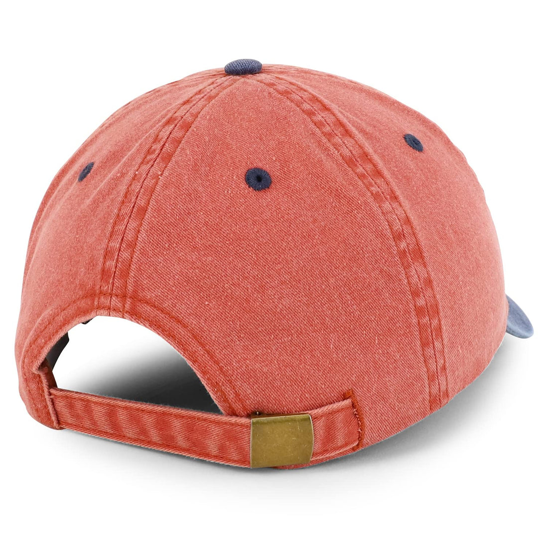 Trendy Apparel Shop Oversize 2XL Pigment Dyed Two Tone Baseball Cap