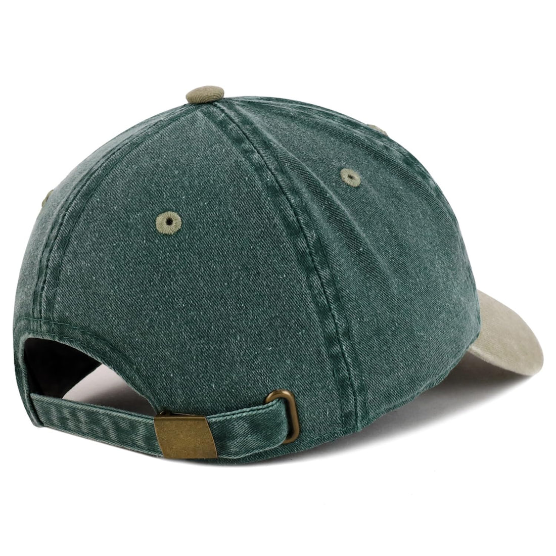 Trendy Apparel Shop Wisconsin State Embroidered Low Profile Adjustable Cotton Cap