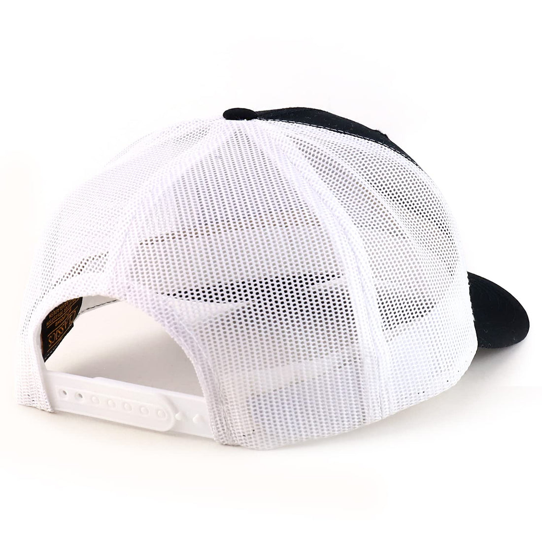 Trendy Apparel Shop Flexfit Oversize XXL Structured Blank 6 Panel Retro Trucker Mesh Cap