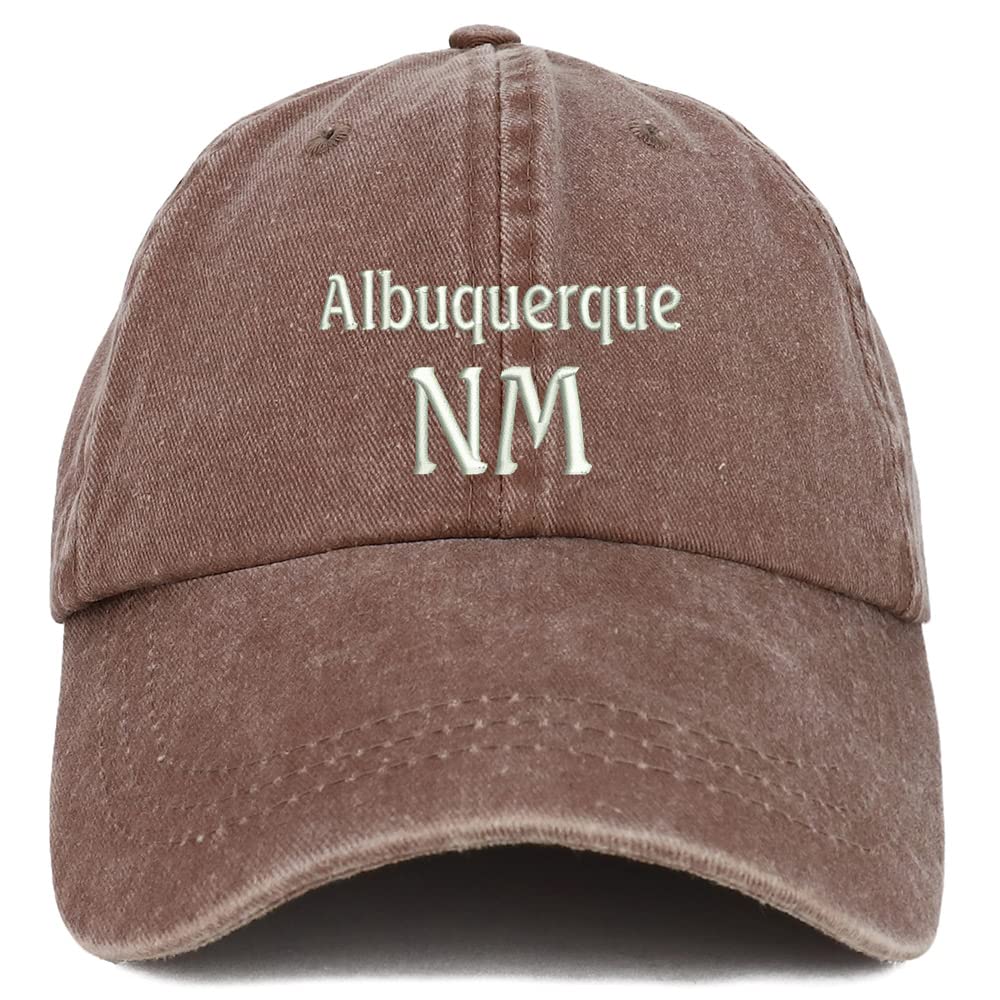 Trendy Apparel Shop Albuquerque NM Embroidered Pigment Dyed Washed Baseball Cap
