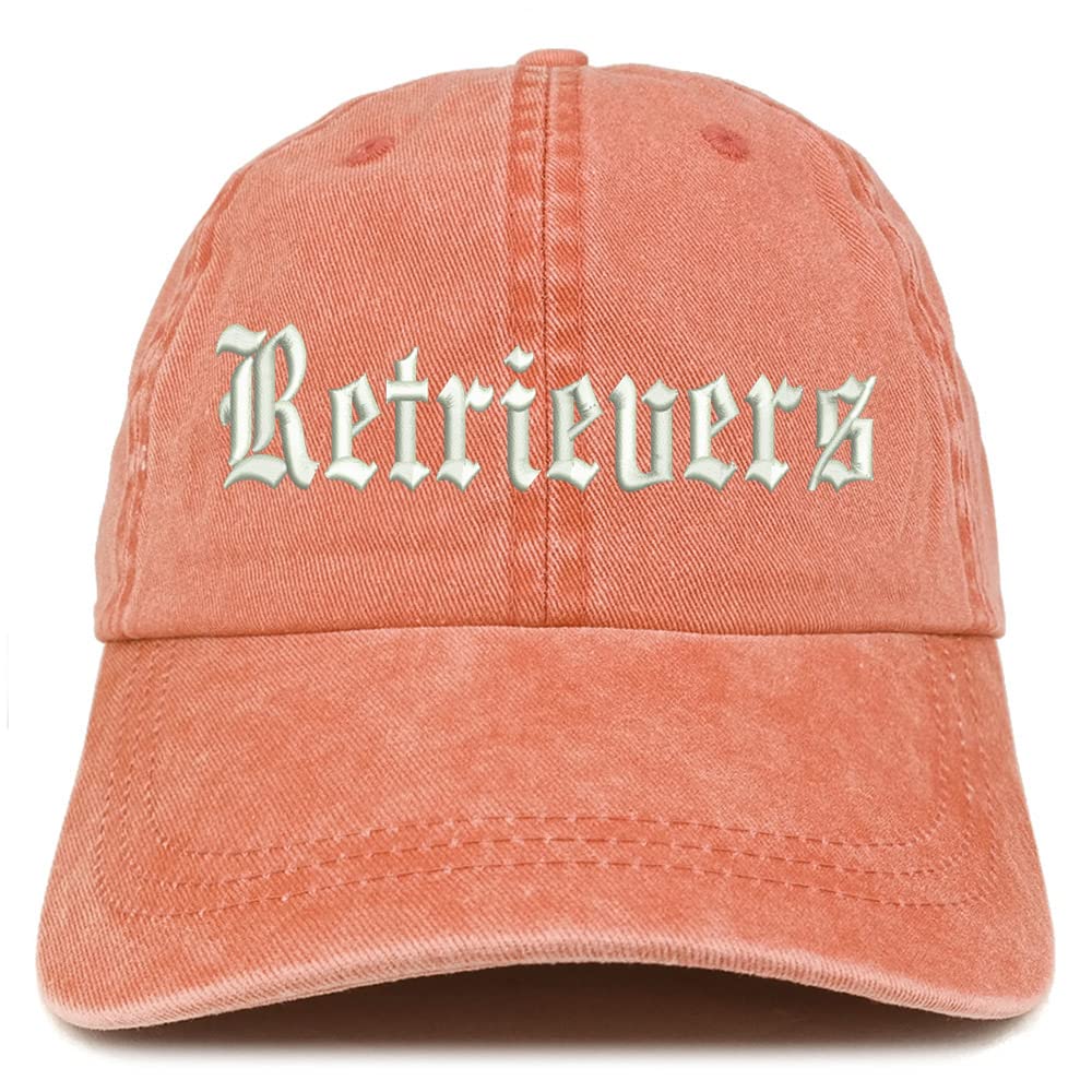 Trendy Apparel Shop Old English Retrivers Washed Pigment Dyed Baseball Cap