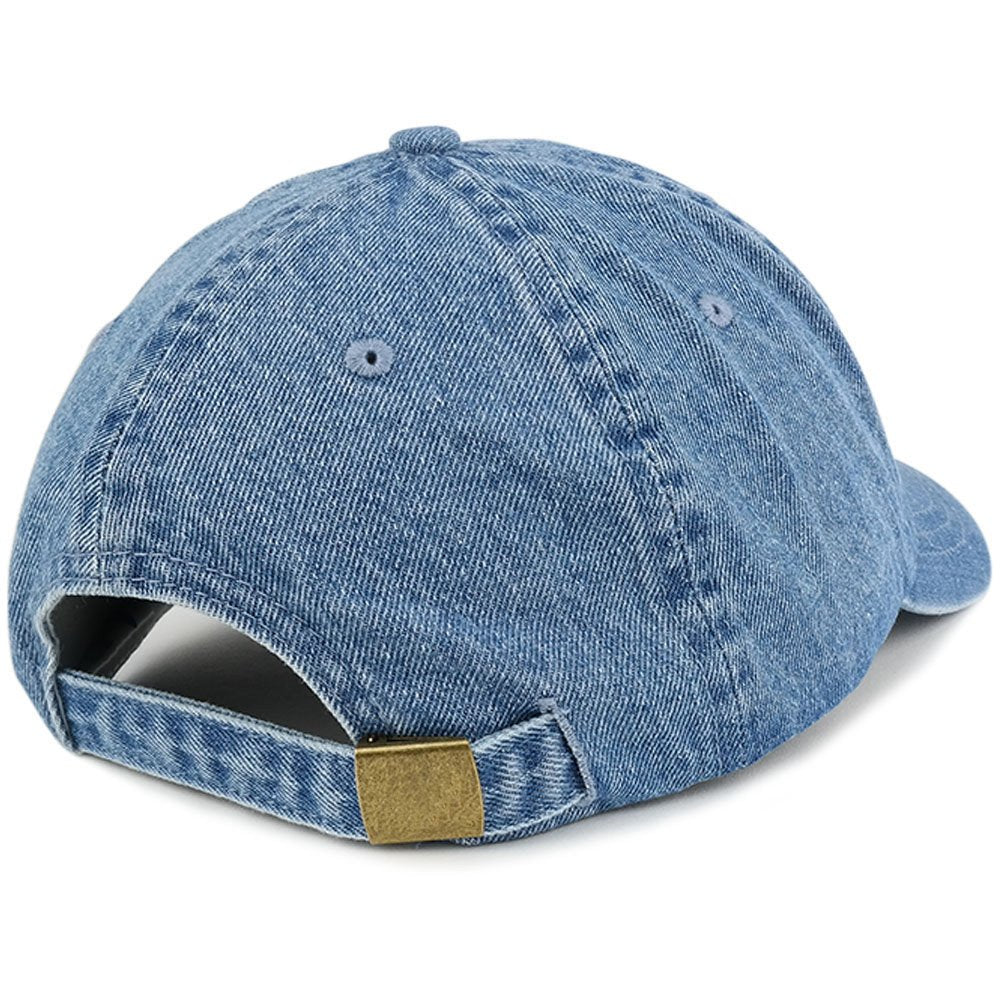 Trendy Apparel Shop Cupcake Patch Unstructured Denim Baseball Cap