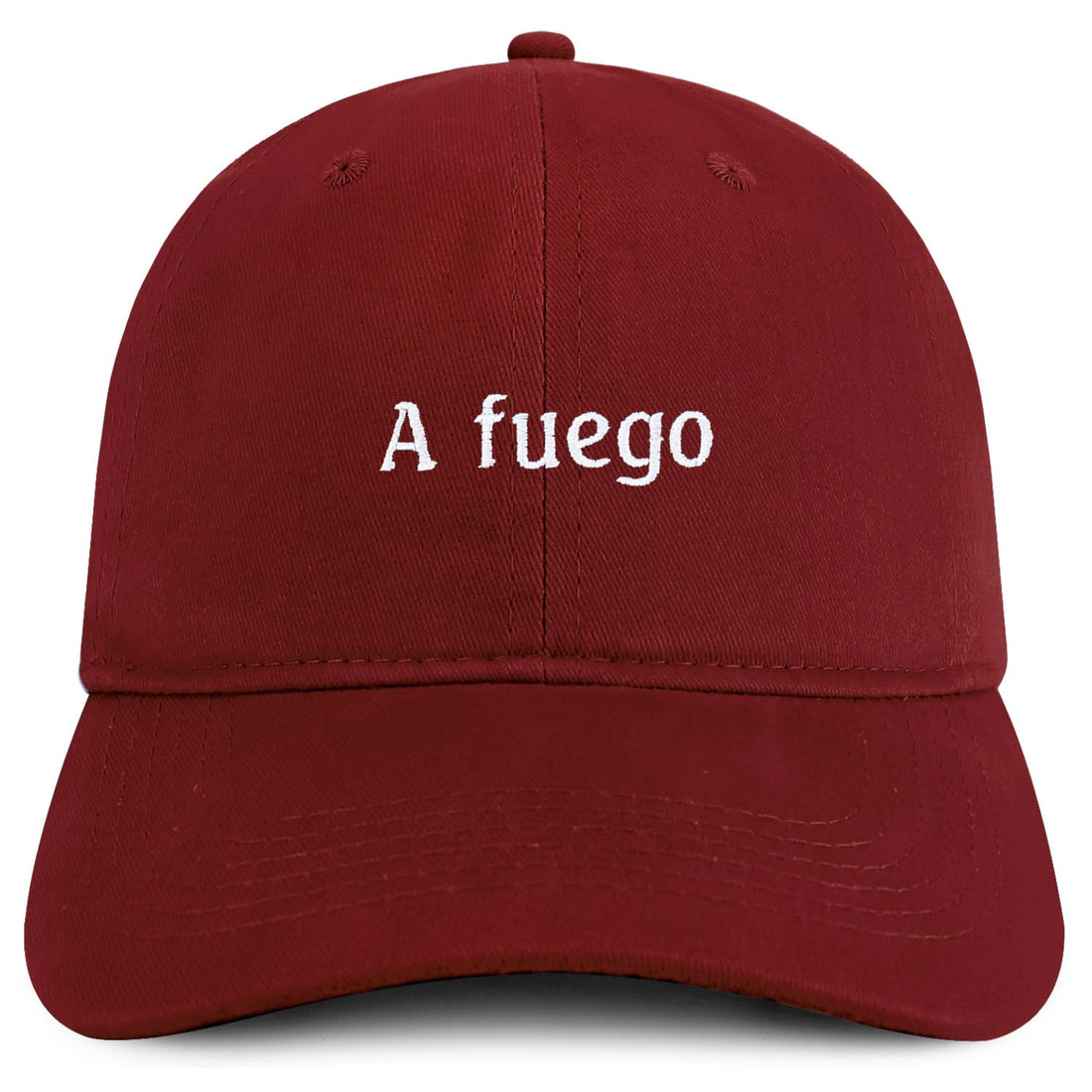 Trendy Apparel Shop A Fuego Embroidered Cotton Low Profile Dad Hat