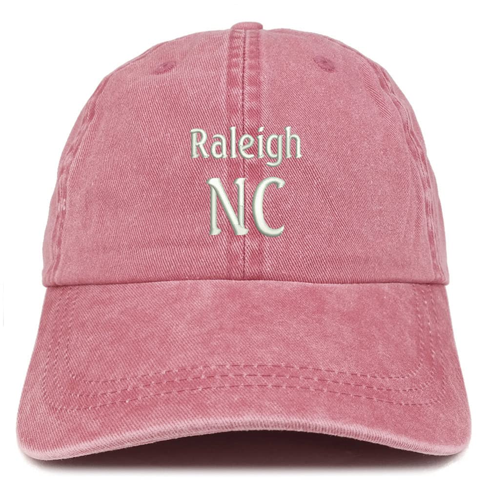 Trendy Apparel Shop Raleigh NC Embroidered Pigment Dyed Washed Baseball Cap