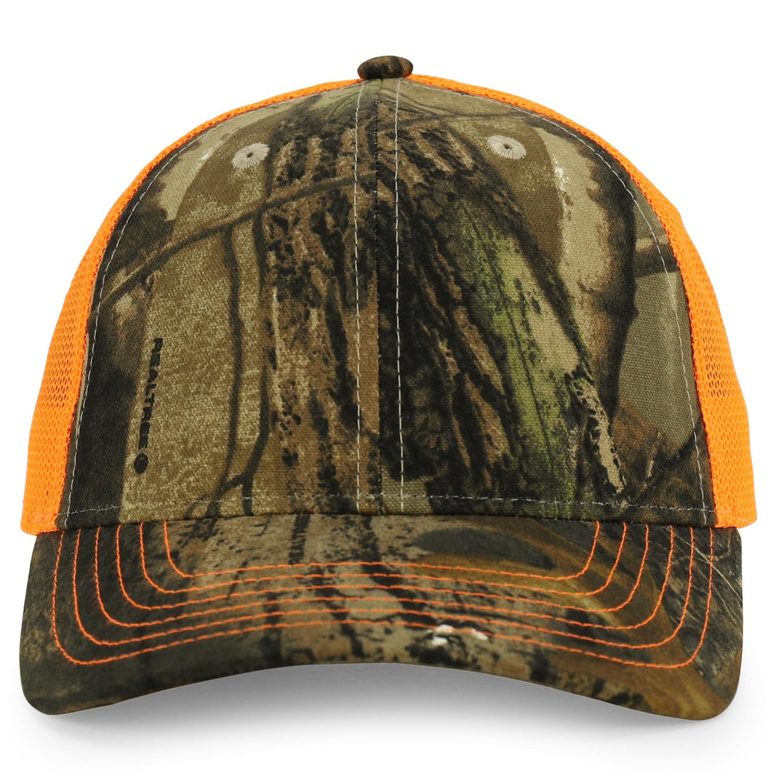 Trendy Apparel Shop Hunting Camouflage Adjustable Mesh Back Tucker Cap
