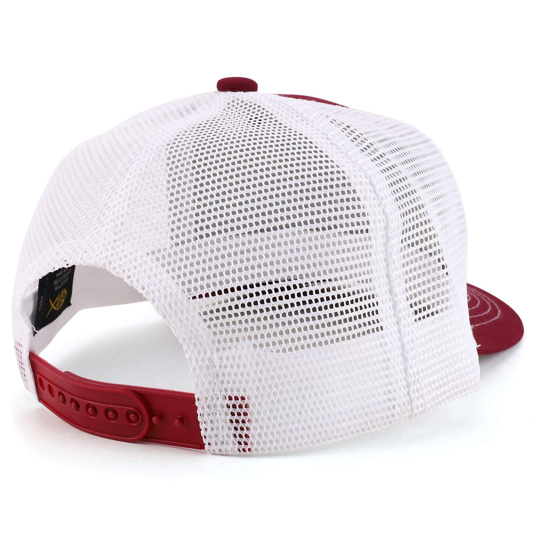 Trendy Apparel Shop Low Profile Two Tone Mesh Back Trucker Baseball Cap