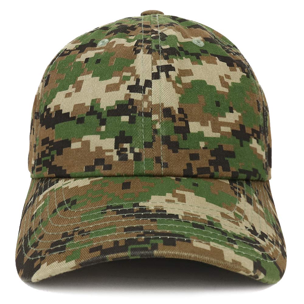 Trendy Apparel Shop Plain Brushed Soft Cotton Unstructured Low Profile Dad Hat