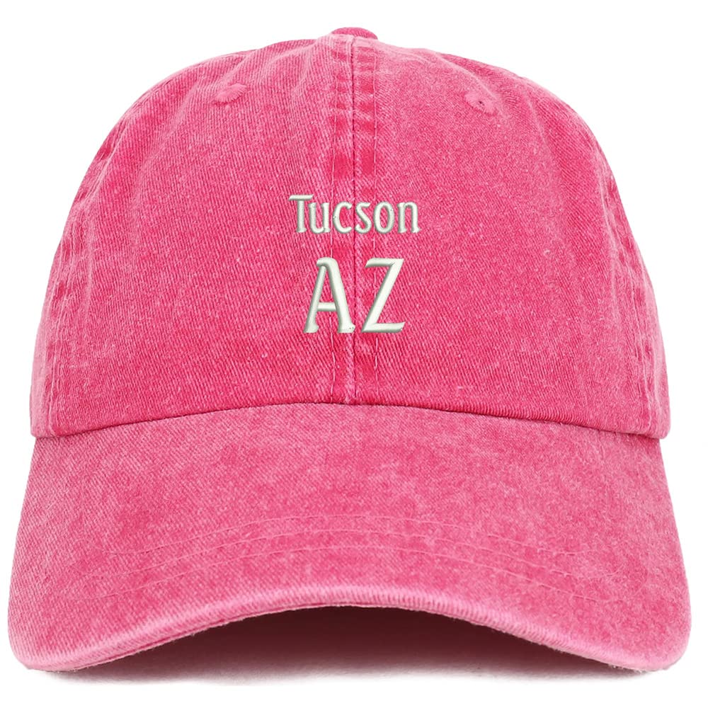 Trendy Apparel Shop Tucson AZ Embroidered Pigment Dyed Washed Baseball Cap