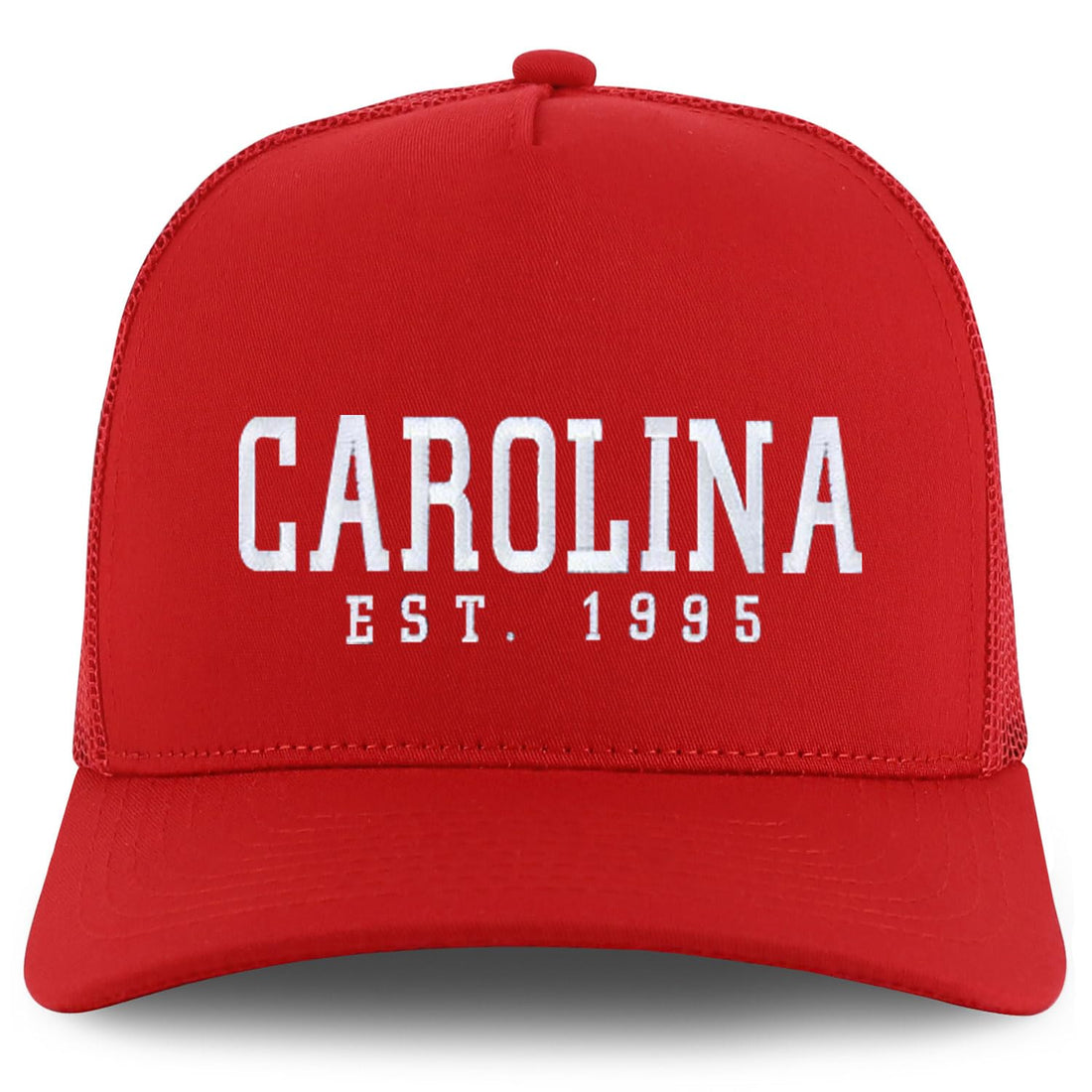 Trendy Apparel Shop Carolina Est.1995 Embroidered 5 Panel Snapback Trucker Cap