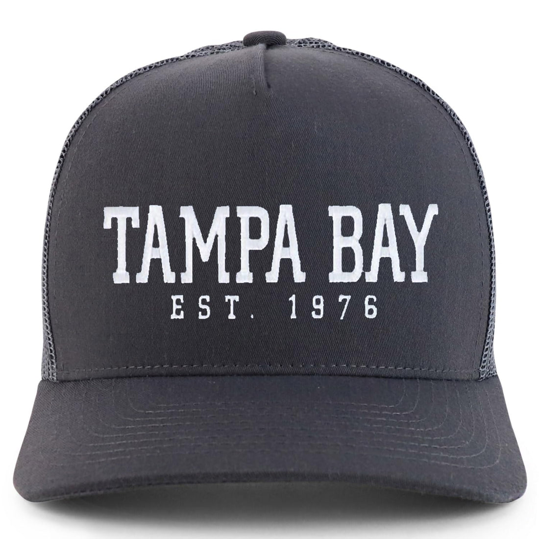 Trendy Apparel Shop Tampa Bay Est.1976 Embroidered 5 Panel Snapback Trucker Cap
