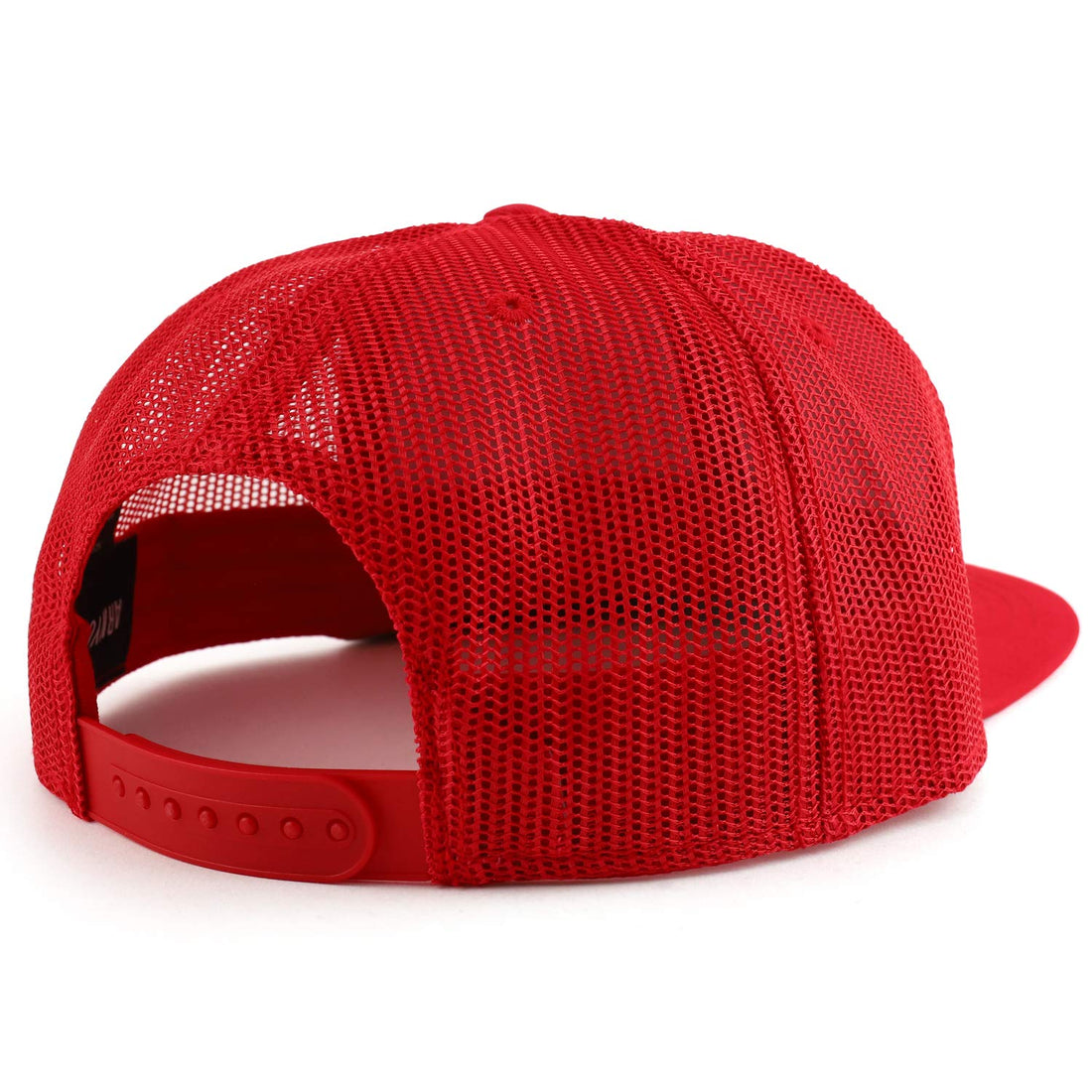 Trendy Apparel Shop Morocco Old English 5 Panel Flatbill Trucker Mesh Cap