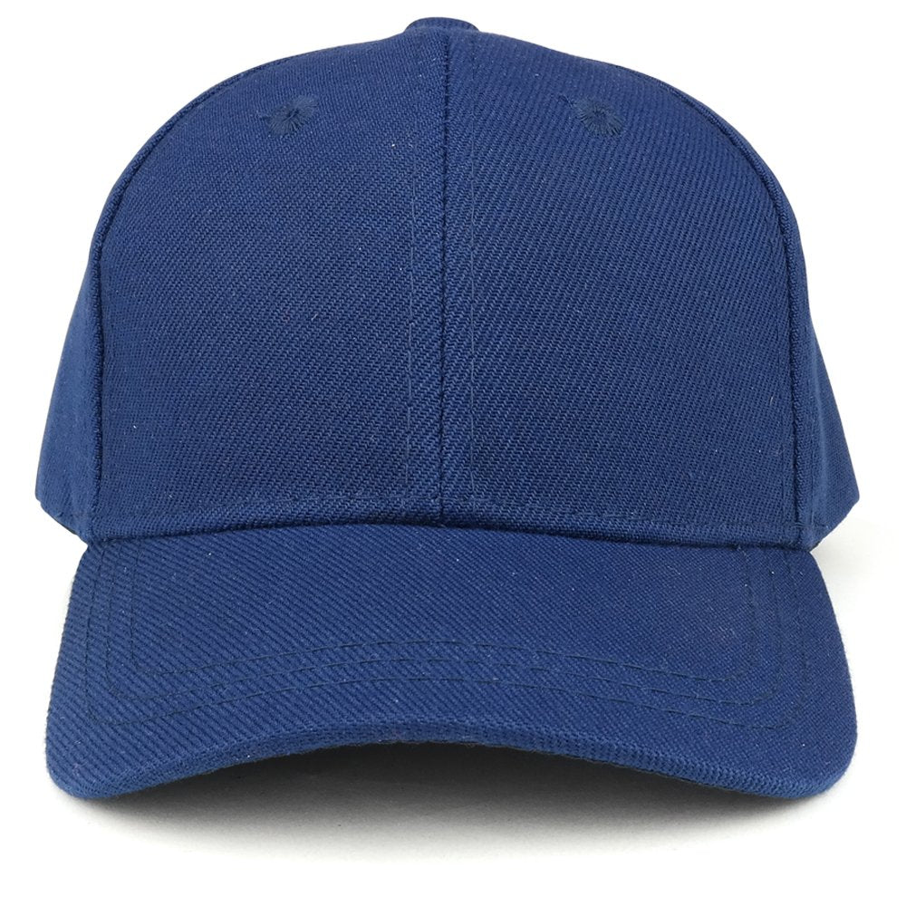 Trendy Apparel Shop Plain Infants Size Structured Adjustable Baseball Cap