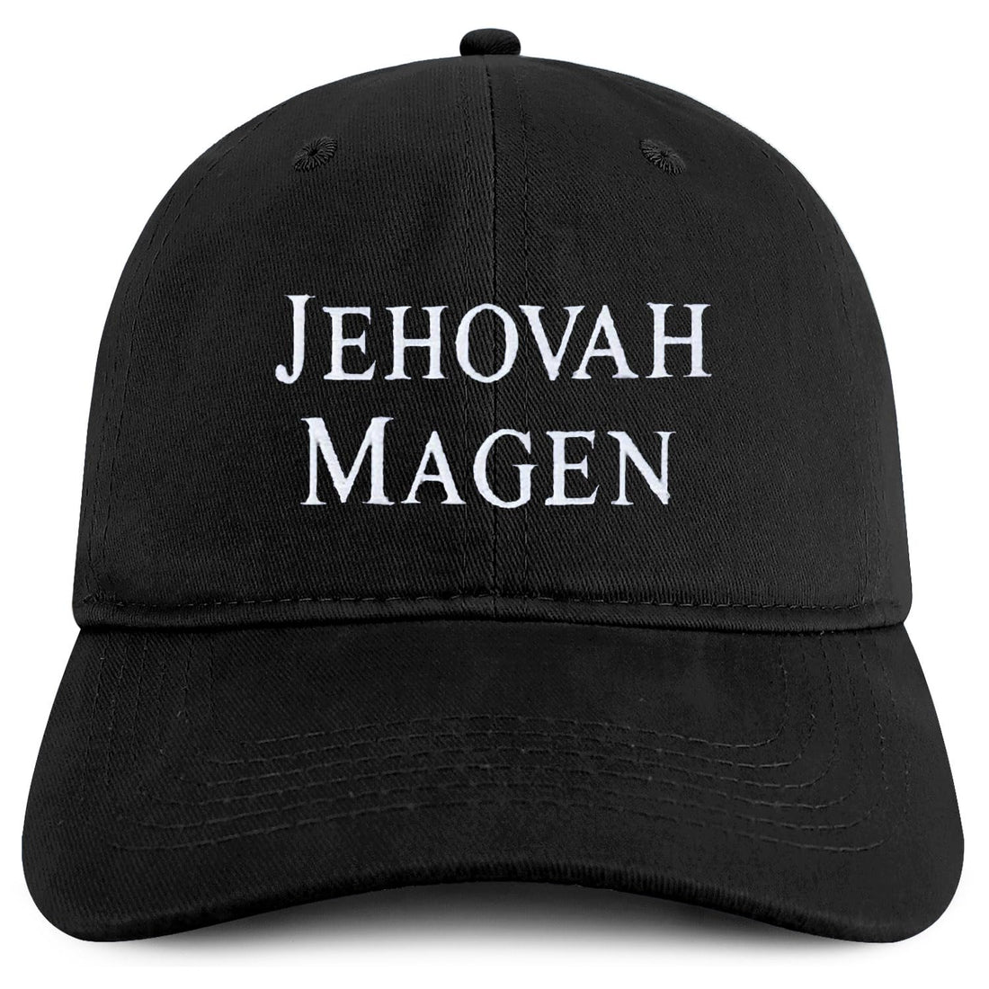 Trendy Apparel Shop Jehovah Magen Embroidered Soft Cotton Baseball Cap