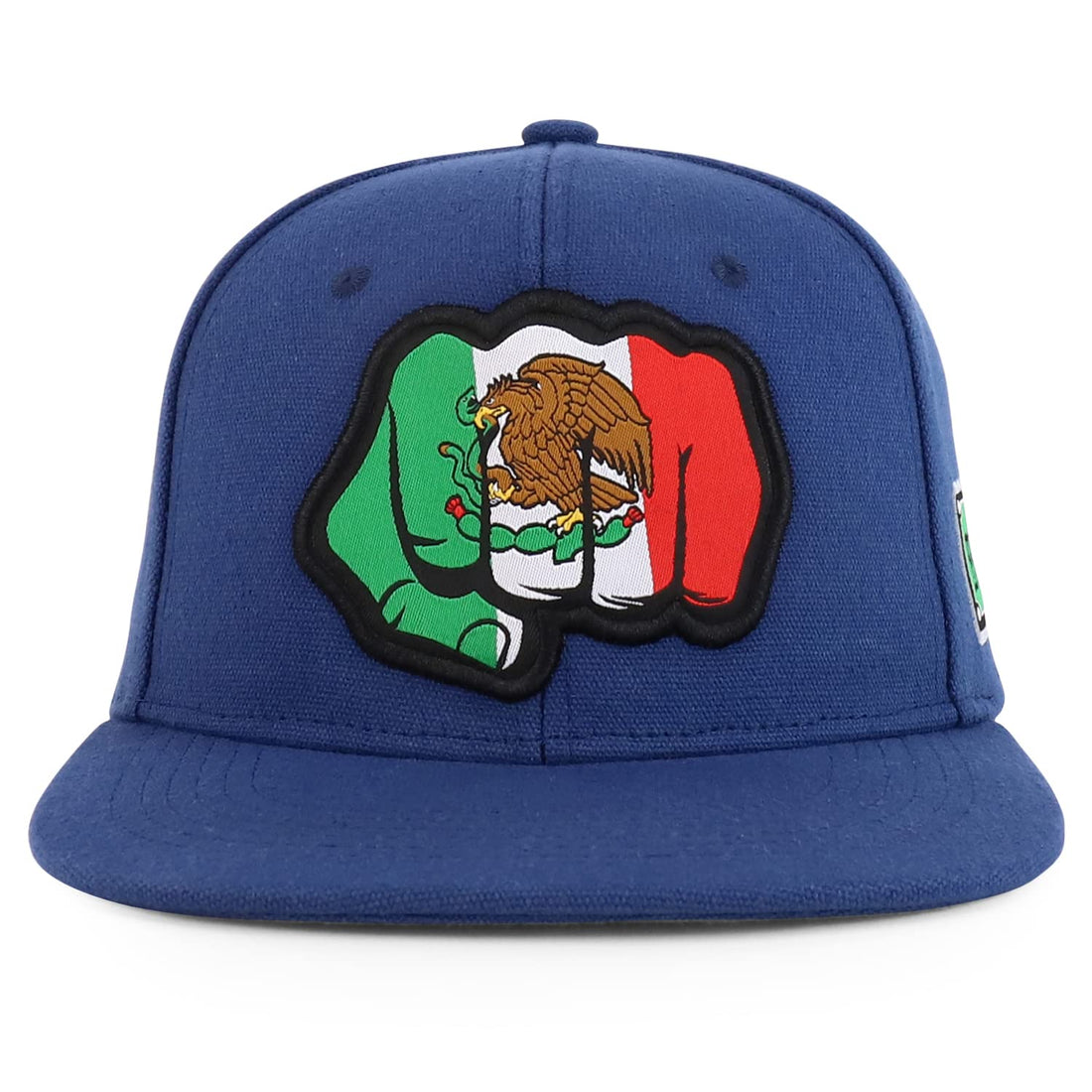 Trendy Apparel Shop Mexico Eagle Embroidered Flatbill Snapback Cap