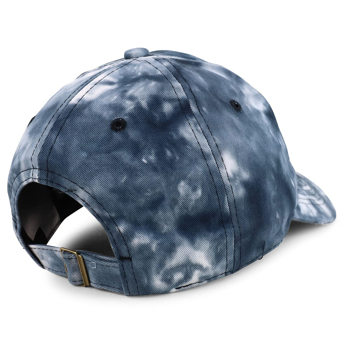 Trendy Apparel Shop Plain Cotton Tie Dyed Patterned Soft Crown Baseball Cap