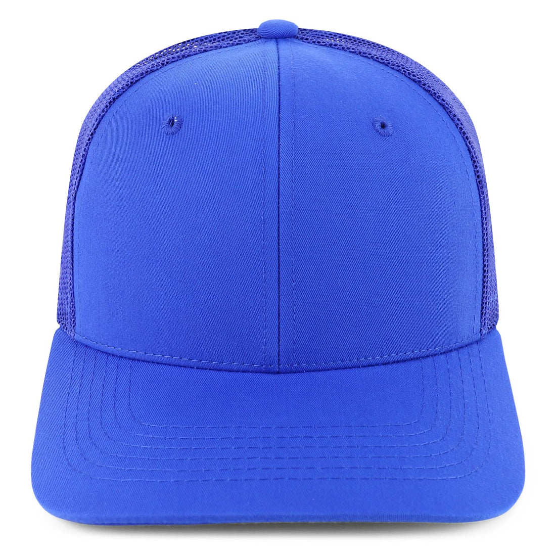 Trendy Apparel Shop Structured High Profile 6 Panel Mesh Trucker Baseball Cap