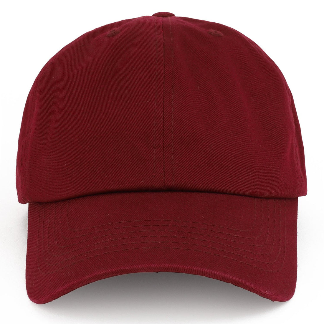 Trendy Apparel Shop Oversize XXL Plain Unstructured Soft Crown Cotton Dad Hat
