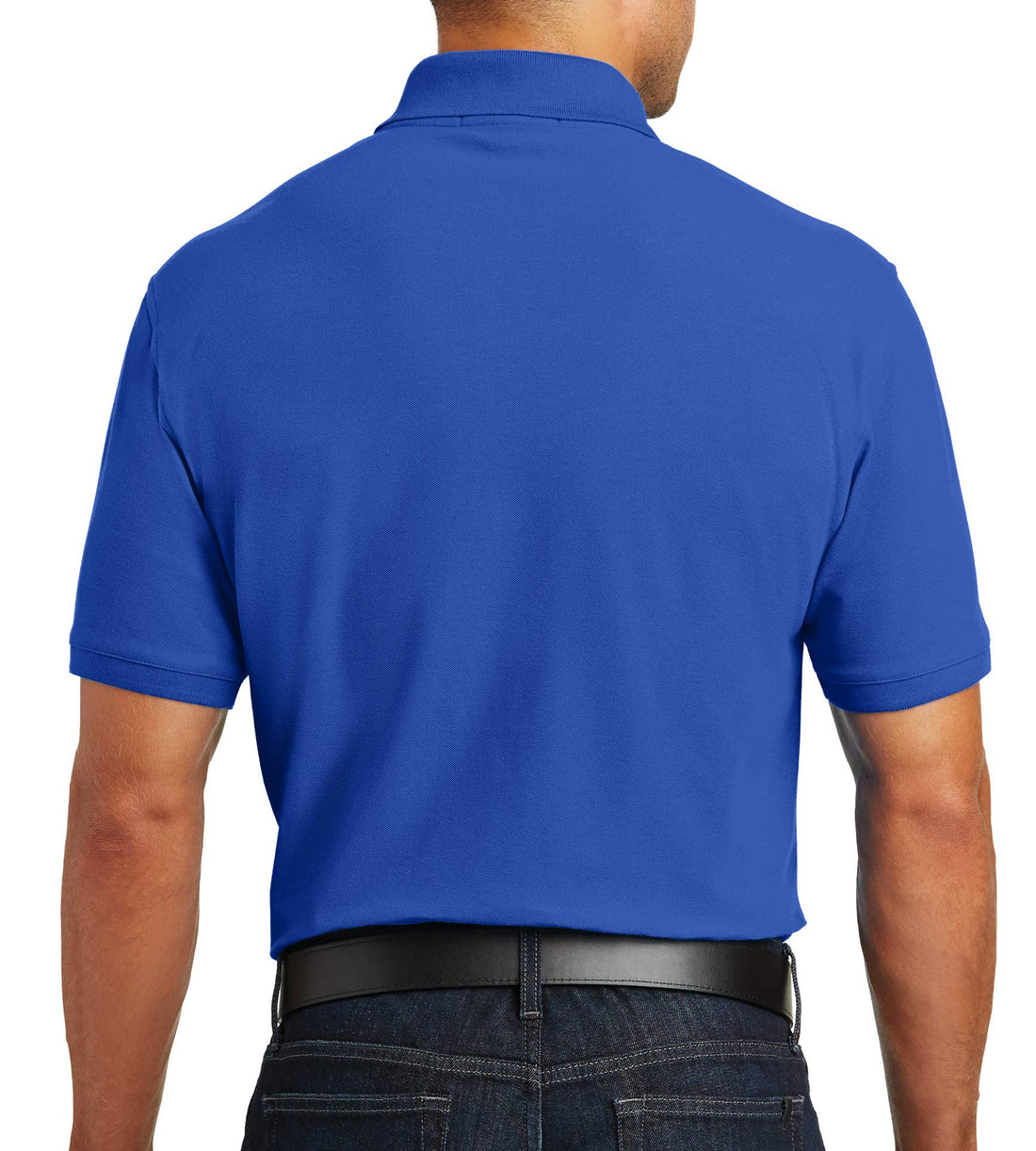 Trendy Apparel Shop Comfortable Traditional Fit Durable Poly Blend Men's Polo Big and Tall Shirt