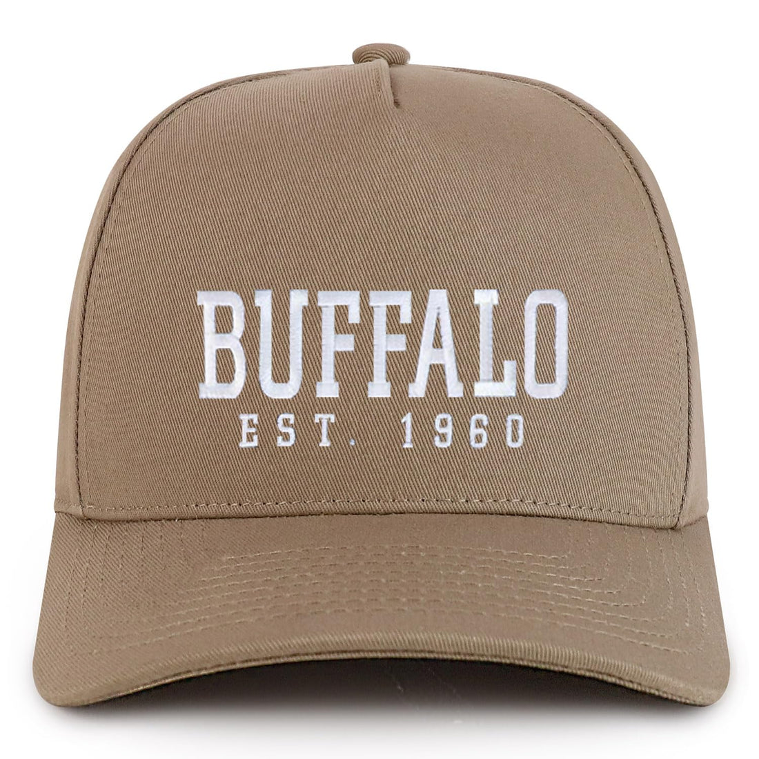 Trendy Apparel Shop Buffalo Est.1960 Embroidered 5 Panel Structured Baseball Cap