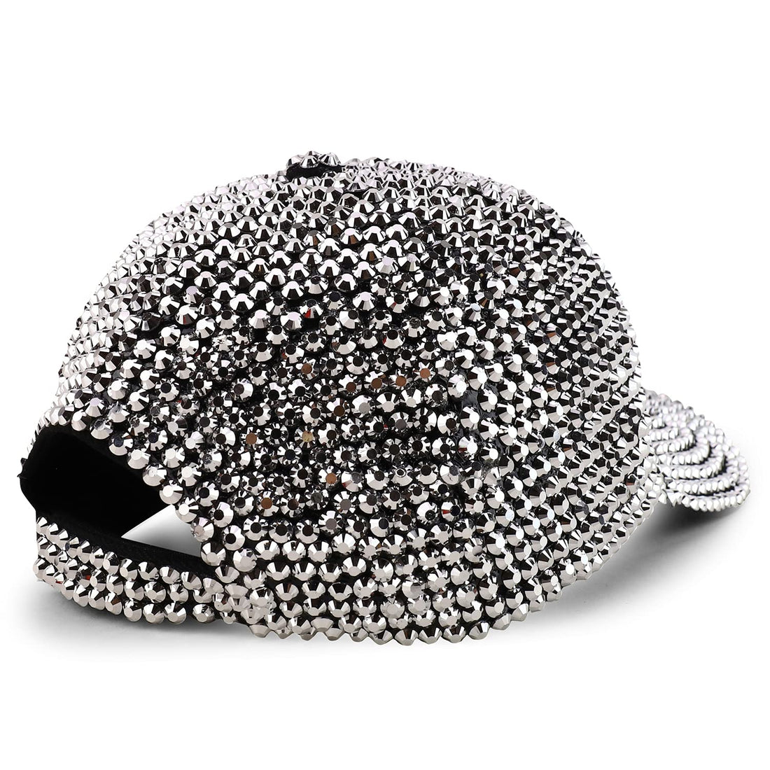 Trendy Apparel Shop Bling Stone Studs Bedazzle Structured Baseball Cap