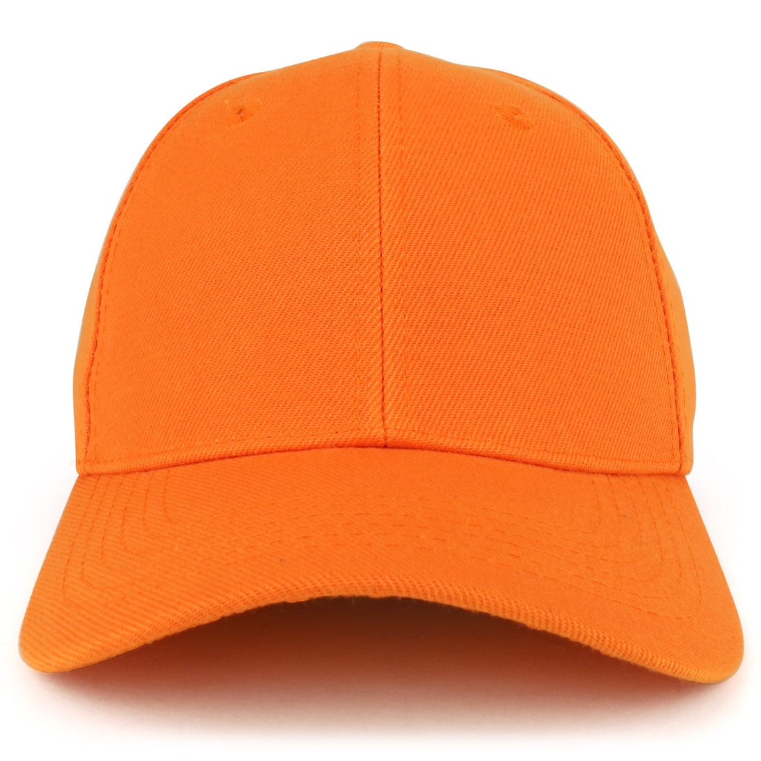 Trendy Apparel Shop Plain Structured Crown Adjustable Baseball Cap