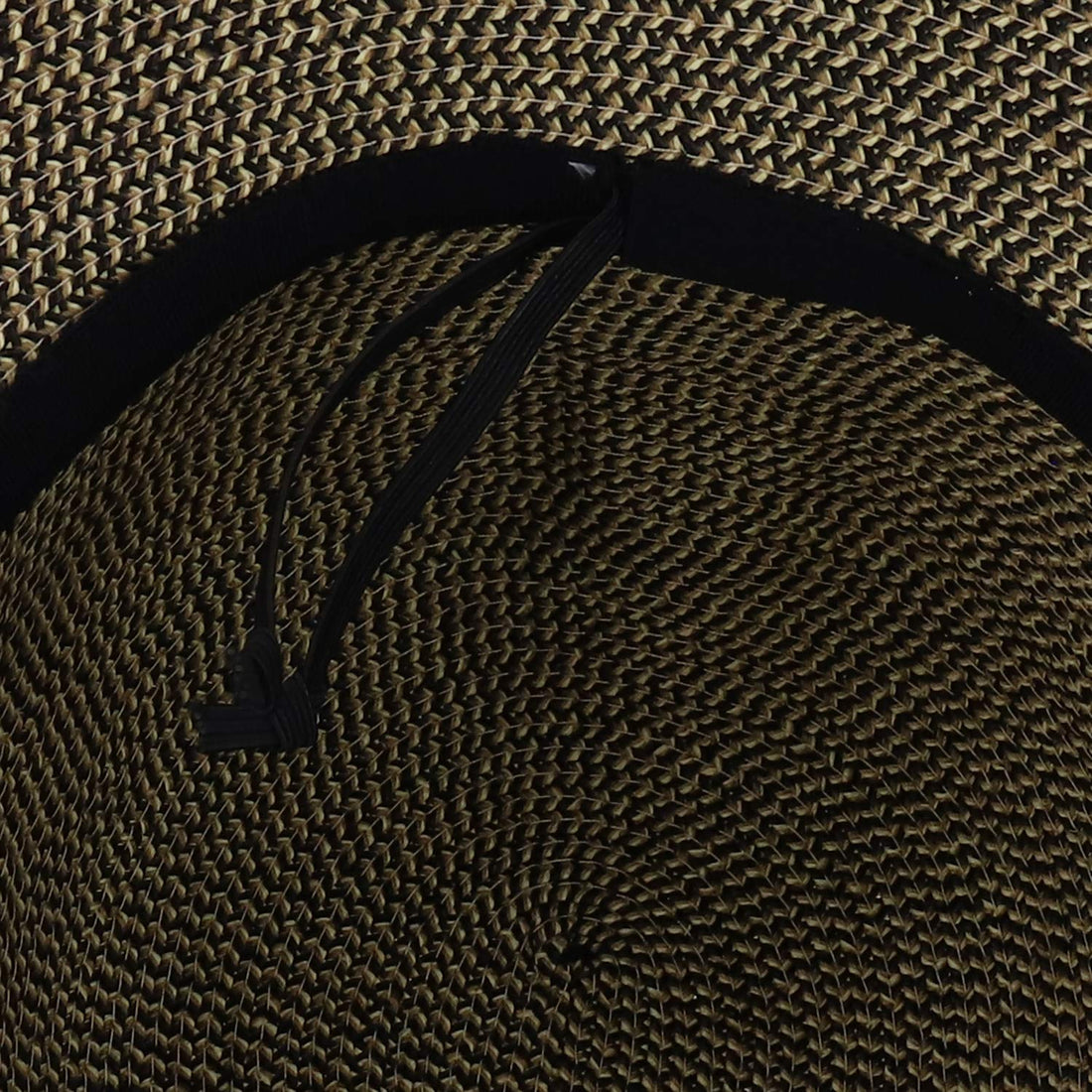 Trendy Apparel Shop UPF 50+ Grosgrain Band Slanted Brim Paper Braid Cloche Hat