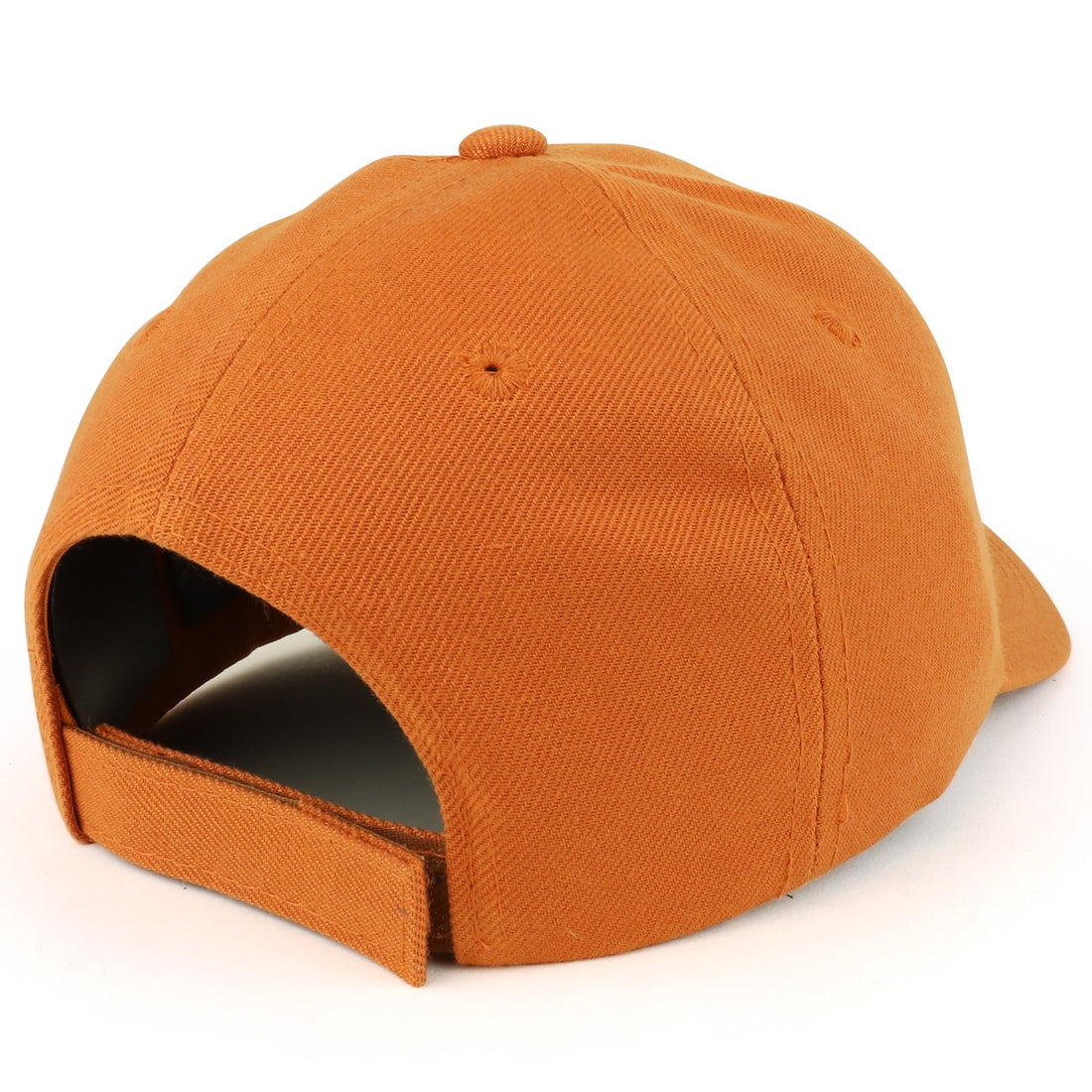 Trendy Apparel Shop Plain Structured Crown Adjustable Baseball Cap