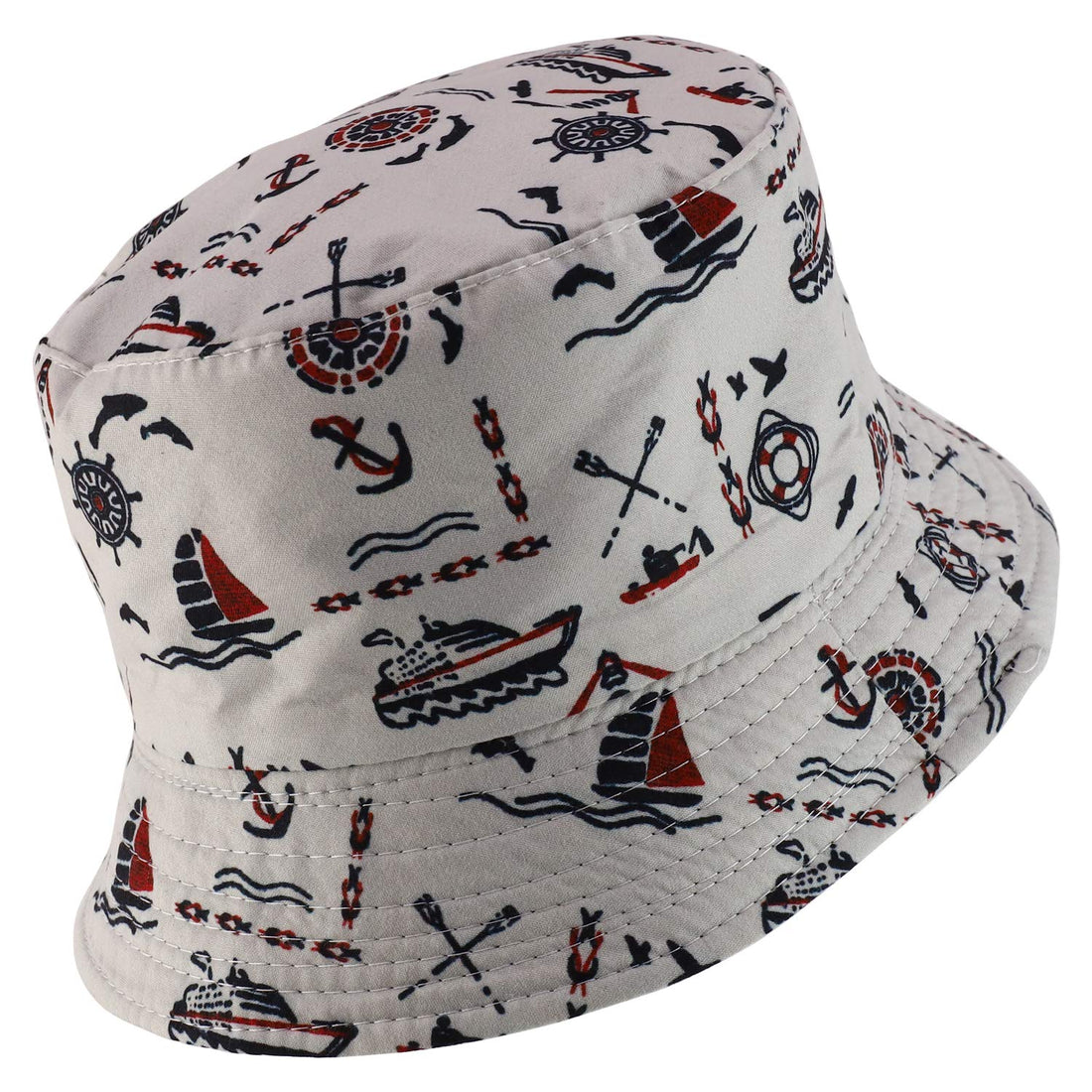 Trendy Apparel Shop Short Brim Kid's Summer Bucket Hat