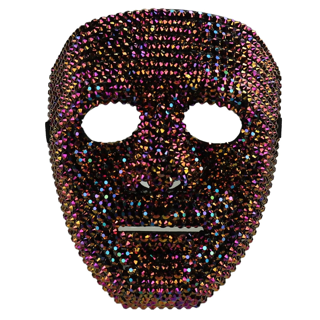 Trendy Apparel Shop Bling Rhinestone Skull Half Mask Costume Accessory