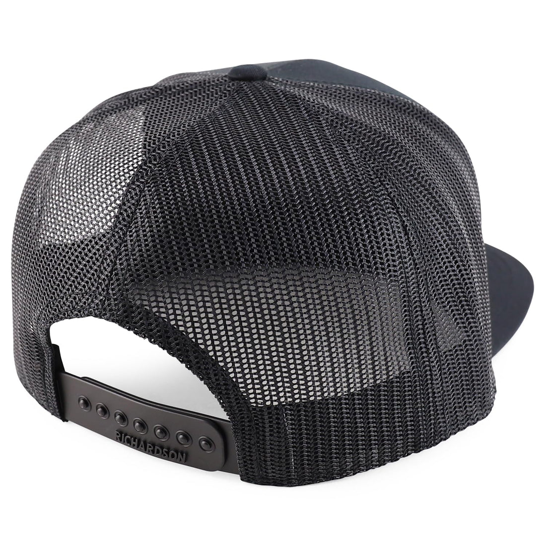 Trendy Apparel Shop Structured High Profile 7 Panel Flat Bill Mesh Back Snapback Cap