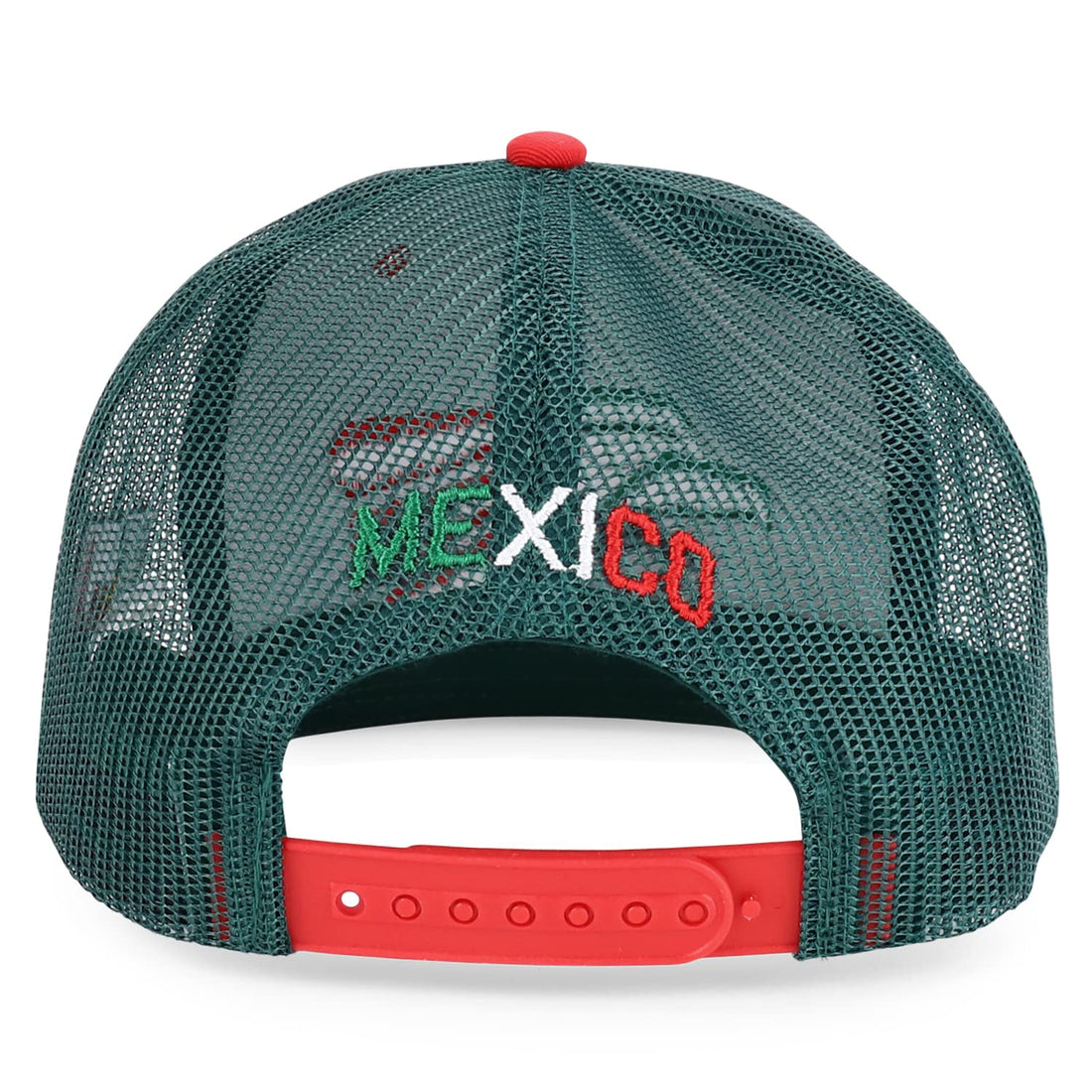 Trendy Apparel Shop XXL Hecho En Mexico Eagle 3D Embroidered Flatbill Snapback Mesh Cap
