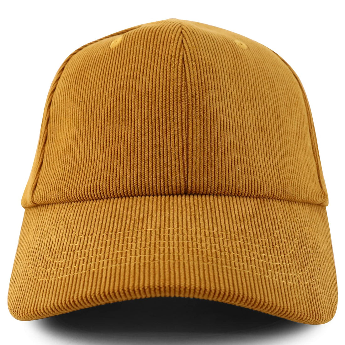 Trendy Apparel Shop Polyester Corduroy Structured Baseball Cap Dad Hat
