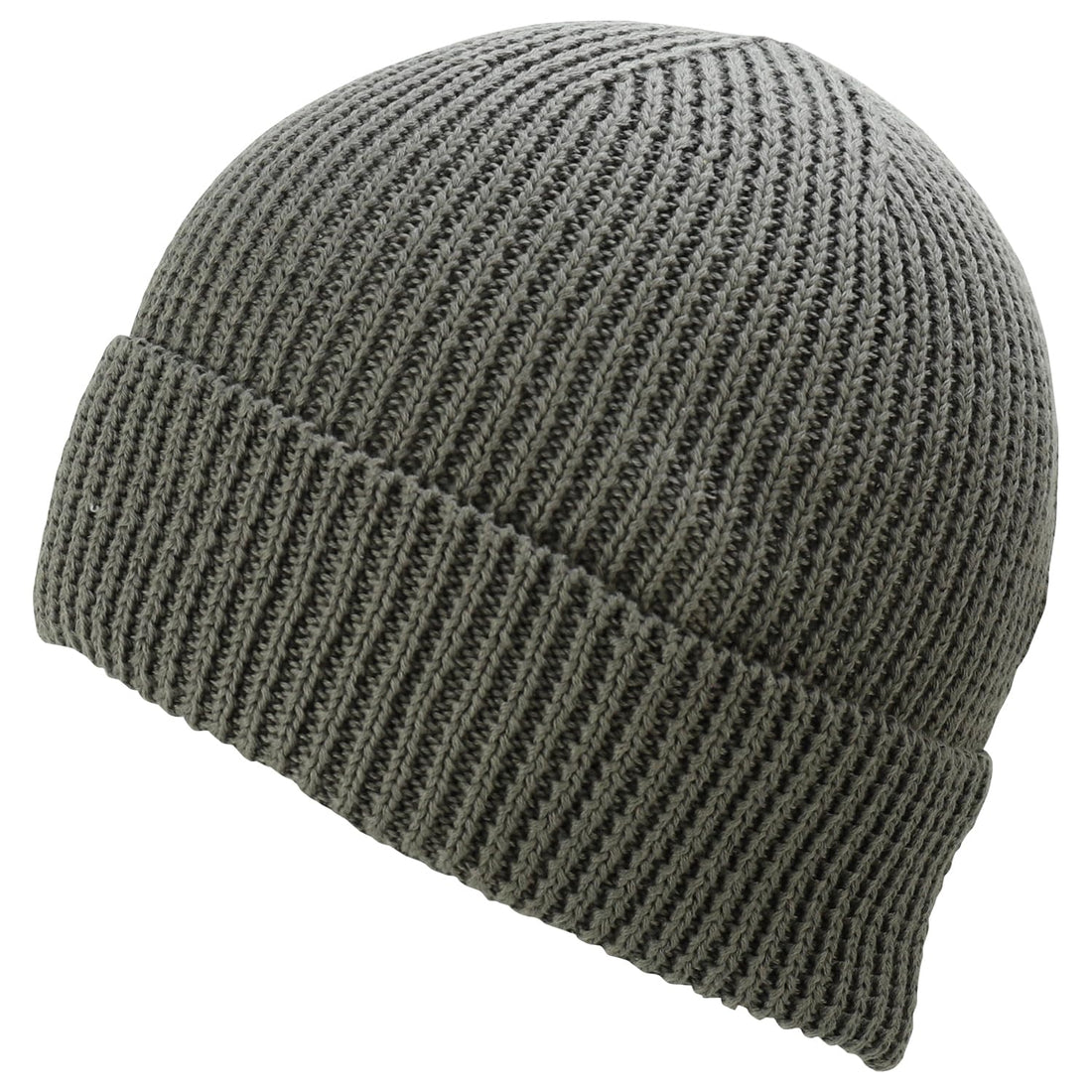 Trendy Apparel Shop Stretchy Cotton Knitted Cuff Beanie Hat