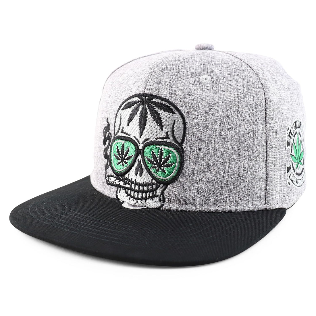 GC-FLAT-MJSKULL-HGY-BLK