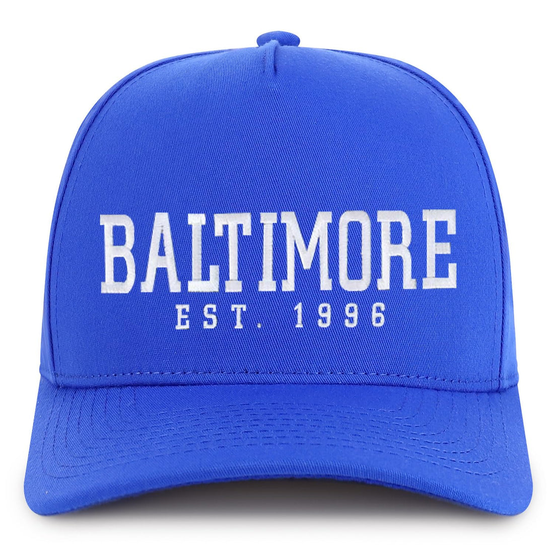 Trendy Apparel Shop Baltimore Est.1996 Embroidered 5 Panel Structured Baseball Cap