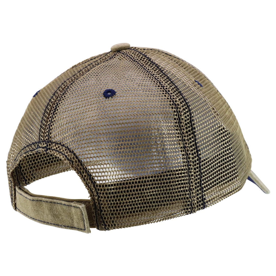 Trendy Apparel Shop Oversized XXL Pigment Dyed Distressed Trucker Baseball Cap