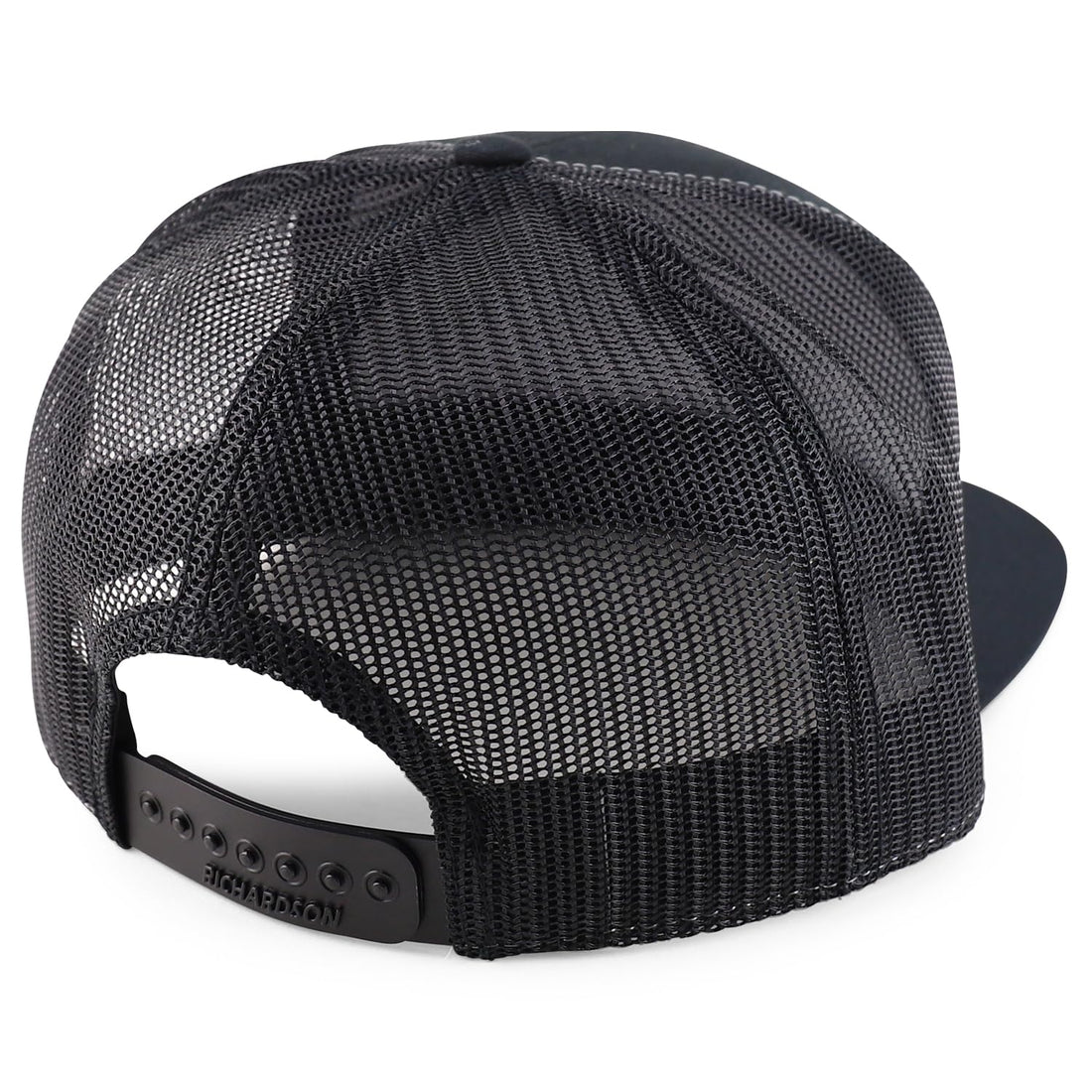 Trendy Apparel Shop Structured High Profile 7 Panel Flat Bill Mesh Back Snapback Cap