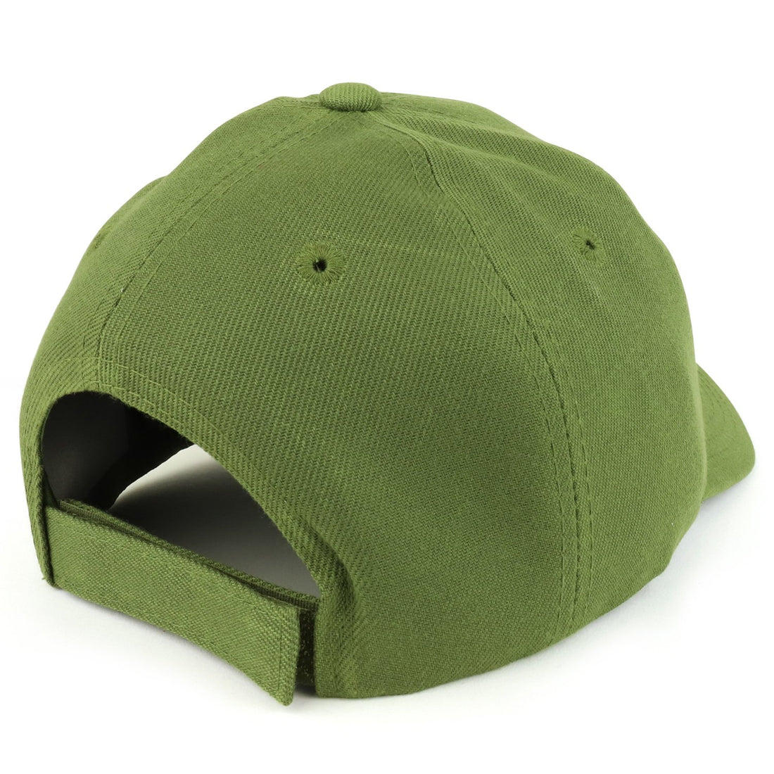 Trendy Apparel Shop Plain Structured Crown Adjustable Baseball Cap