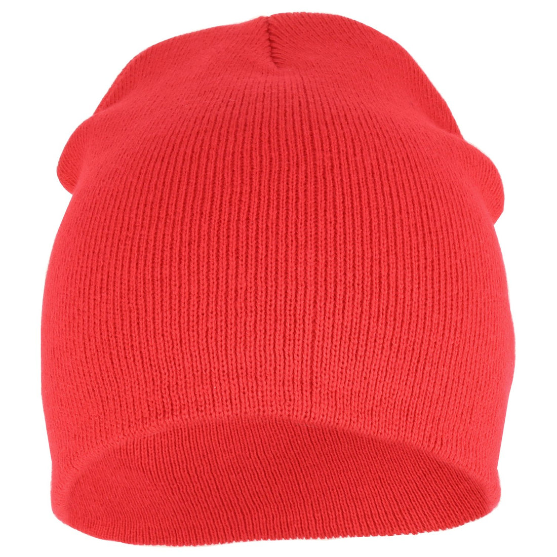 Trendy Apparel Shop Plain Short Winter Acrylic Knit Beanie