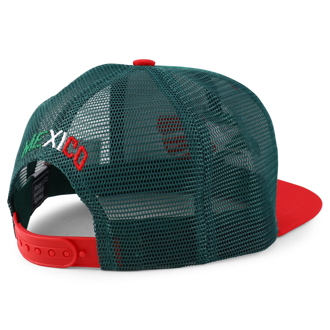 Trendy Apparel Shop Hecho En Mexico Eagle 3D Embroidered Flatbill Snapback Mesh Cap