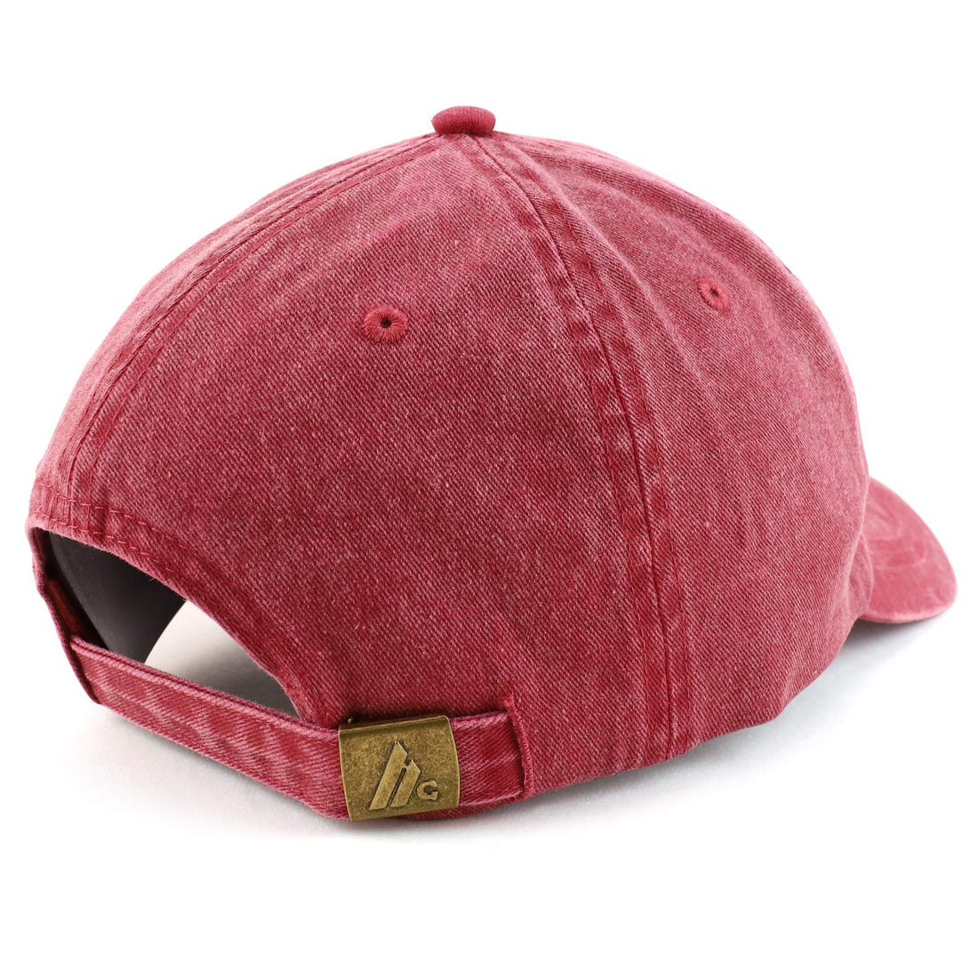 Trendy Apparel Shop Texas State Outline Embroidered Washed Cotton Adjustable Cap