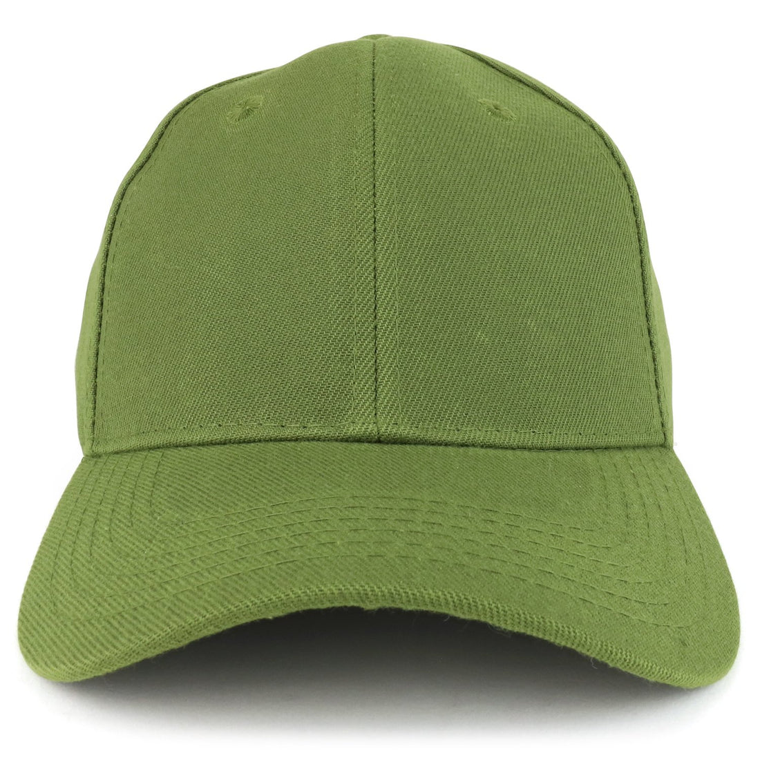 Trendy Apparel Shop Plain Structured Crown Adjustable Baseball Cap