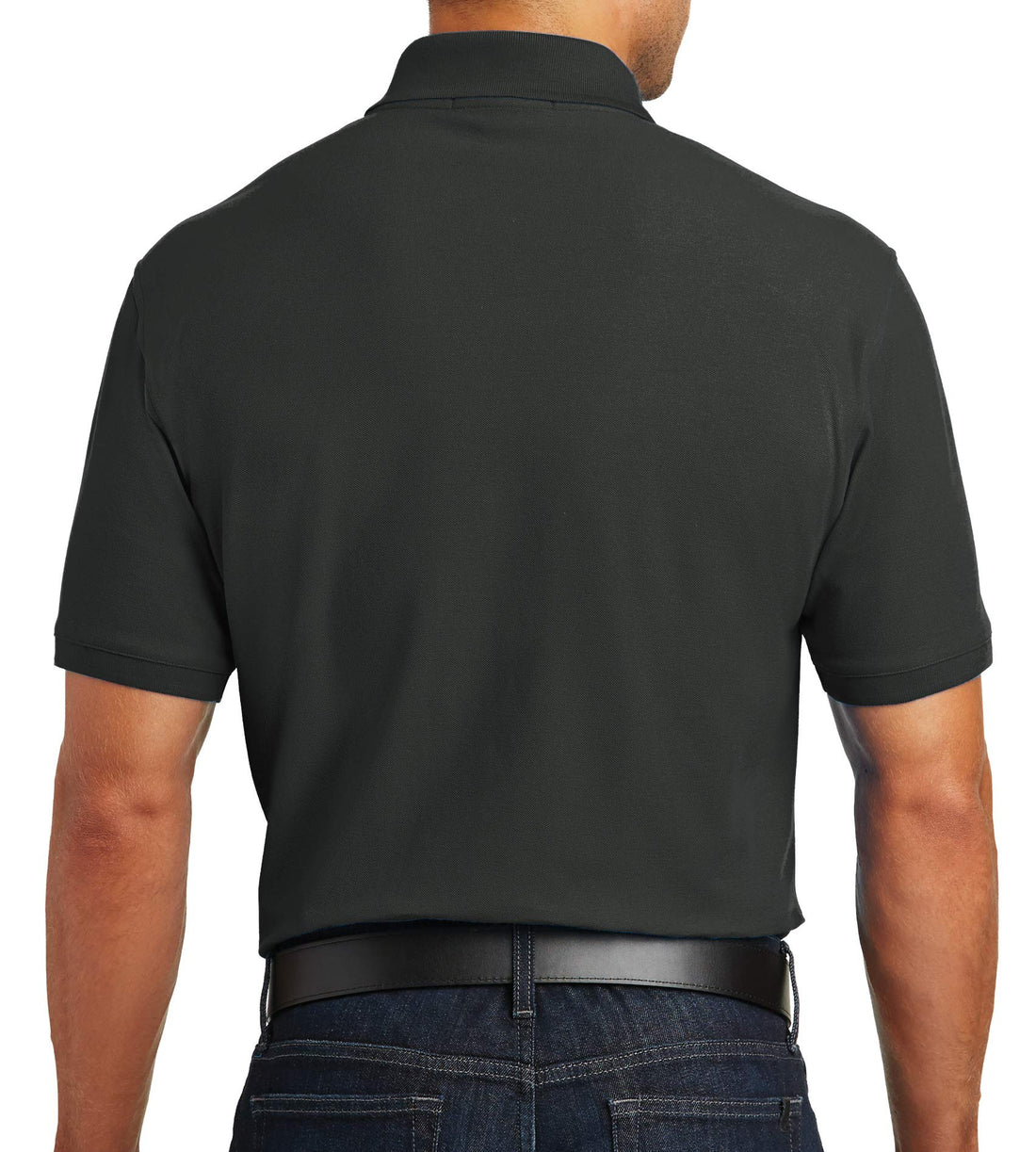 Trendy Apparel Shop Comfortable Traditional Fit Durable Poly Blend Men's Polo Big and Tall Shirt