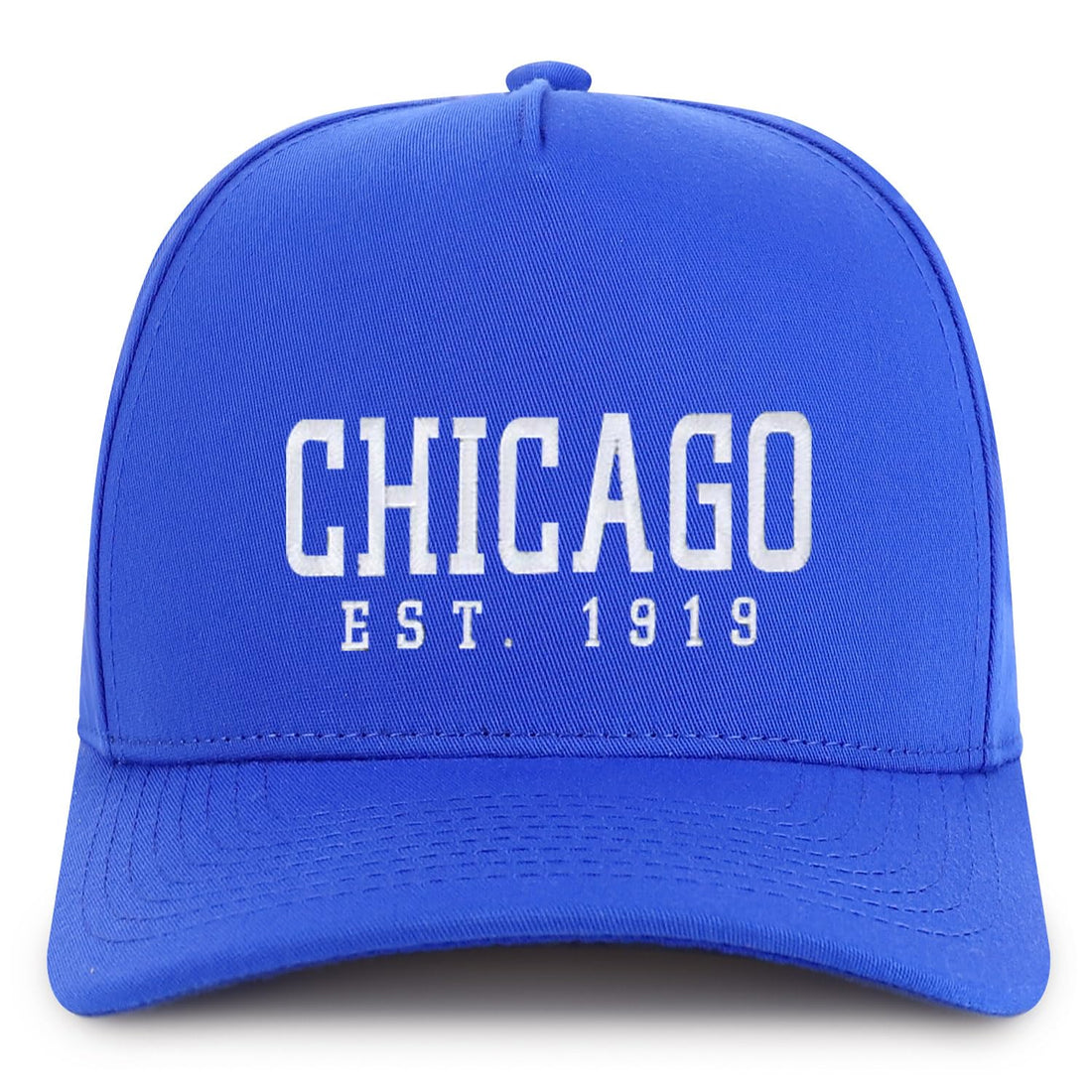 Trendy Apparel Shop Chinago Est.1919 Embroidered 5 Panel Structured Baseball Cap