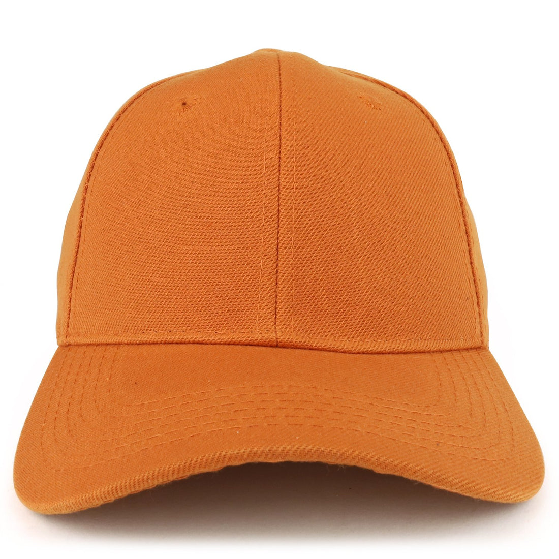 Trendy Apparel Shop Plain Structured Crown Adjustable Baseball Cap