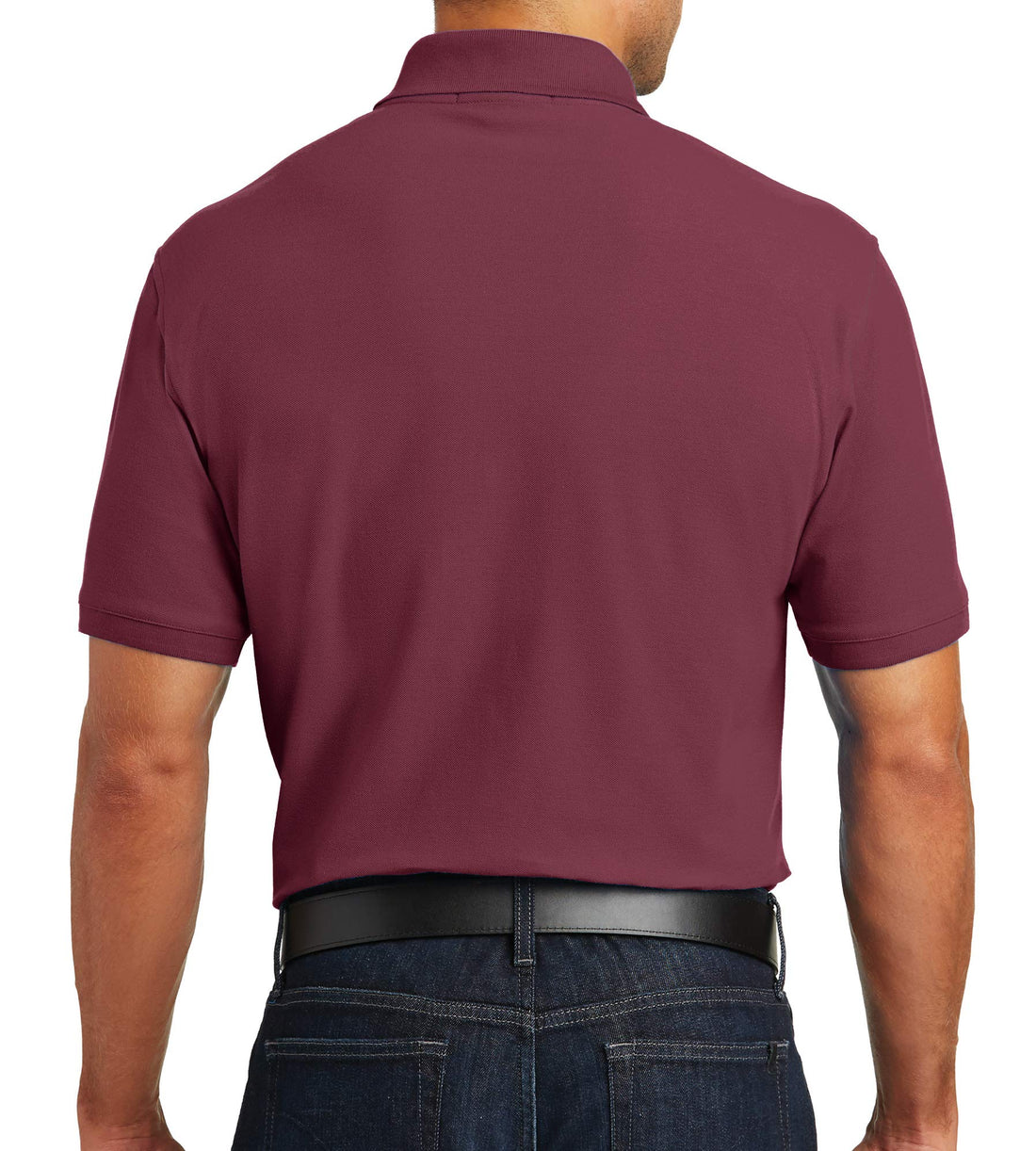 Trendy Apparel Shop Comfortable Traditional Fit Durable Poly Blend Men's Polo Big and Tall Shirt