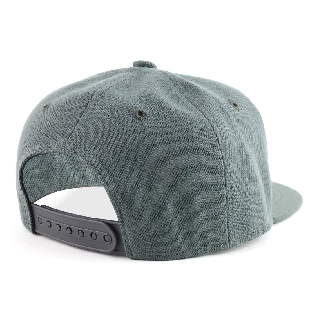 Trendy Apparel Shop Infant to Youth Plain Structured Flatbill Snapback Cap