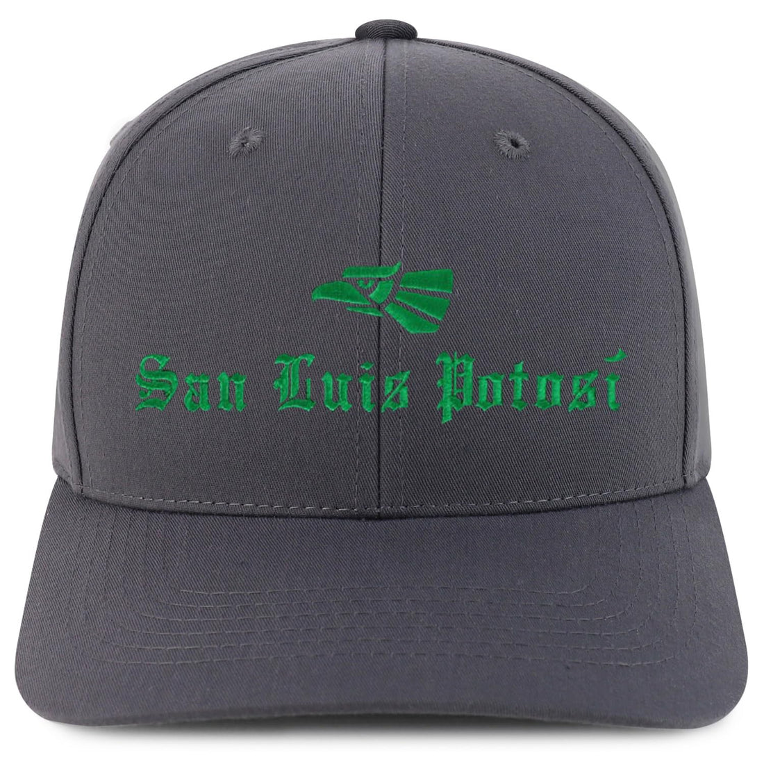Trendy Apparel Shop San Luis Potosi Mexico State Embroidered 6 Panel Snapback Baseball Cap