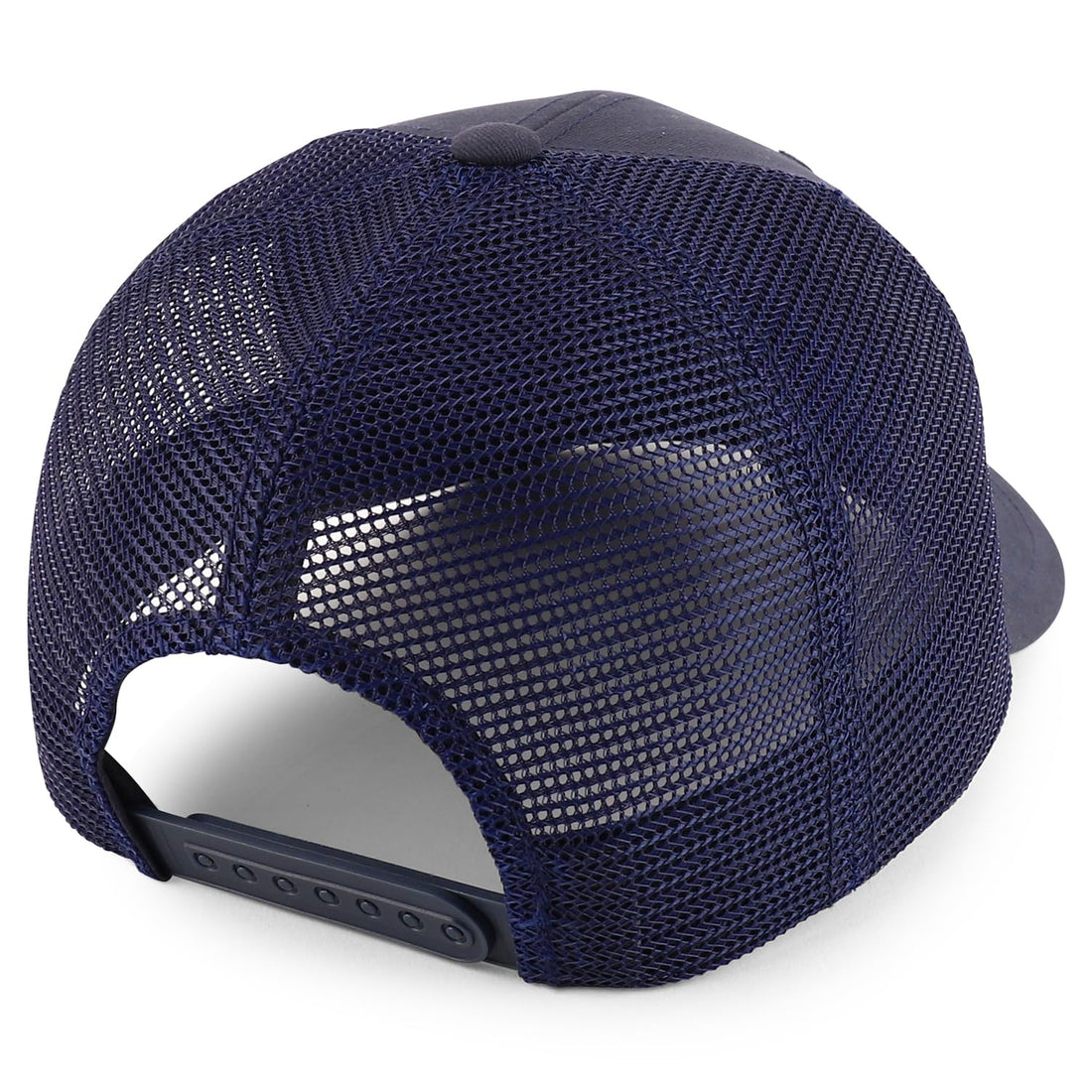 Trendy Apparel Shop Oversize XXL 6 Panel Structured Curved Bill Mesh Snapback Trucker Cap